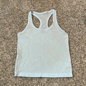 Lululemon Powder Blue Swiftly Tech Racerback Tank 2.0 *Race Length Size 4